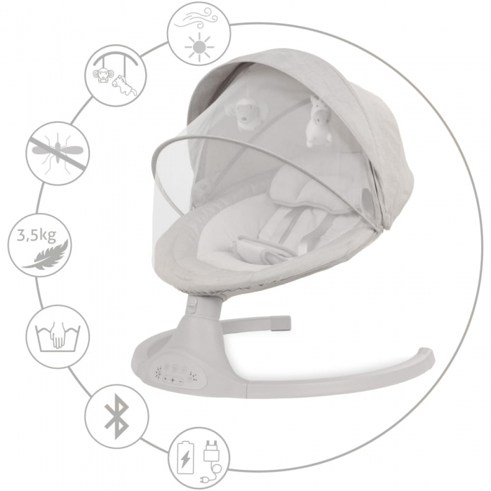 Leagan electric 2 in 1 Kidwell Luxi - Light Melange [6]