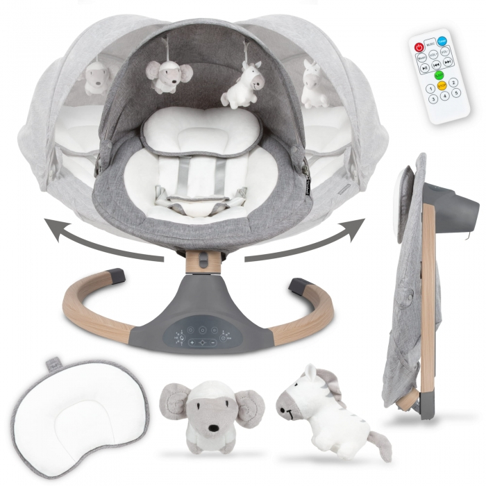 Leagan electric 2 in 1 Kidwell Luxi - Wooden Dark Melange [8]