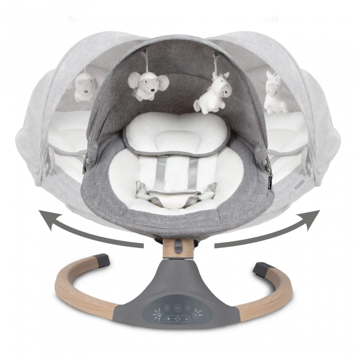 Leagan electric 2 in 1 Kidwell Luxi - Wooden Dark Melange [5]