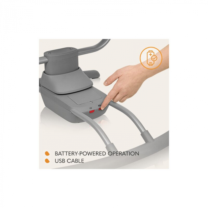 Leagan Lionelo Rio electric cu 3 viteze de leganare, melodii si telecomanda [16]