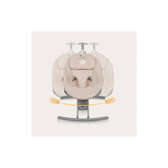 Leagan Lionelo Rio electric cu 3 viteze de leganare, melodii si telecomanda [9]