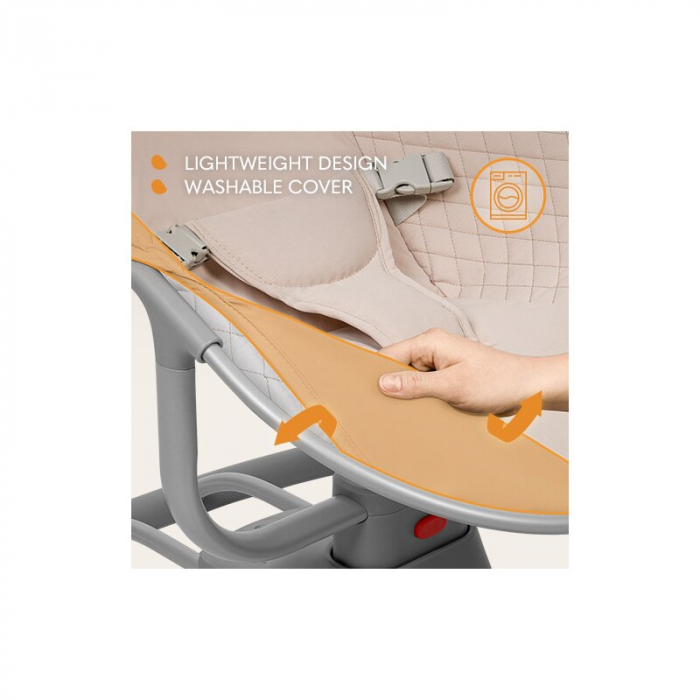 Leagan Lionelo Rio electric cu 3 viteze de leganare, melodii si telecomanda [17]