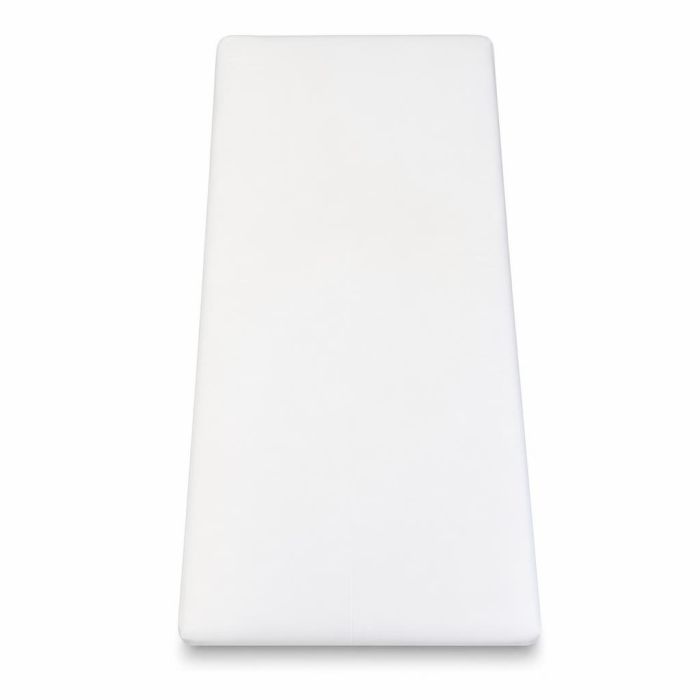 Lenjerie in 3 piese Alb Uni pentru pat copii 0-5 ani compatibila cu saltea 120x60 cm [4]