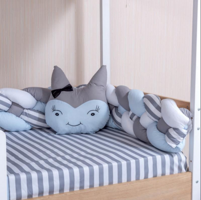 Lenjerie MyKids Montessori 7 Piese PS107 95x195 cm [2]