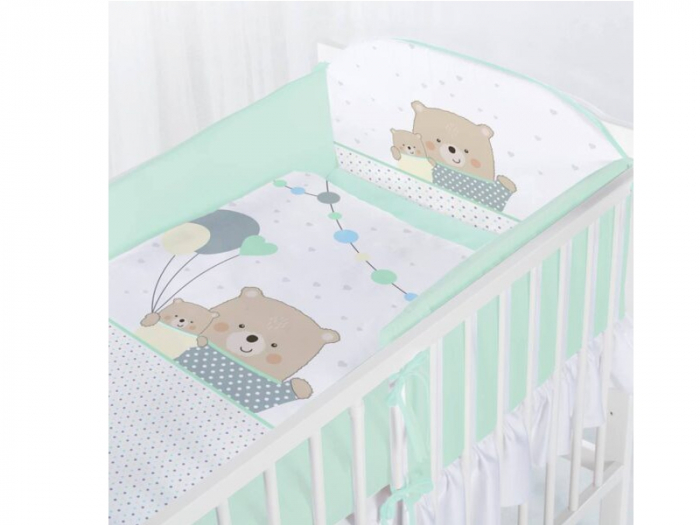 Lenjerie Pat 3 Piese KLUPS Teddy bears with balloons K097 [2]