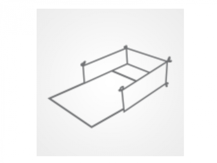 Lenjerie Pat 3 Piese KLUPS Teddy Blue K070 [3]