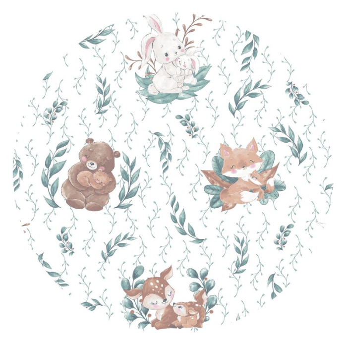 Lenjerie patut cu 5 piese, MimiNu, pentru patut 120x60 cm, cu pilota si perna, din bumbac, Lulu Natural [5]