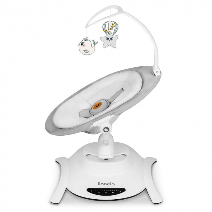 Lionelo - Balansoar multifunctional Bella Electric cu ecran tactil si telecomanda Gri [7]