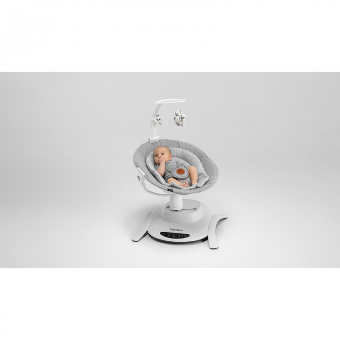 Lionelo - Balansoar multifunctional Bella Electric cu ecran tactil si telecomanda Gri [10]