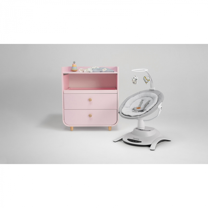 Lionelo - Balansoar multifunctional Bella Electric cu ecran tactil si telecomanda Gri [11]