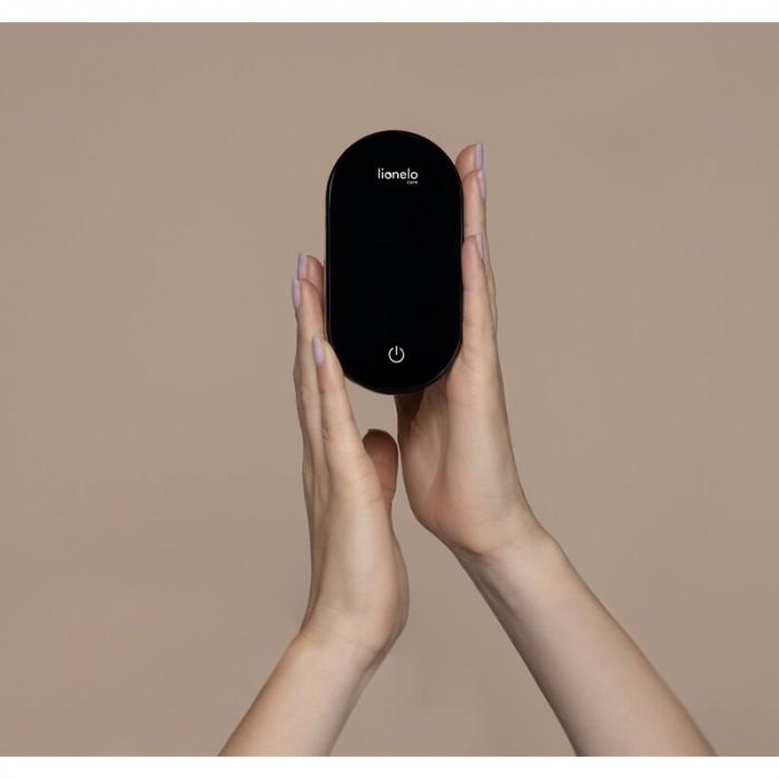 Lionelo - Pompa de san Fidi Go, Functie de masaj, Autonomie pana la 90 min, Afisaj LED, Cu accesorii, Gri Pal [21]