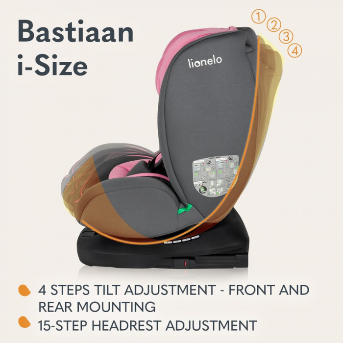 Lionelo - Scaun auto Bastiaan i-Size 4 in 1 0-36 Kg Isofix [21]