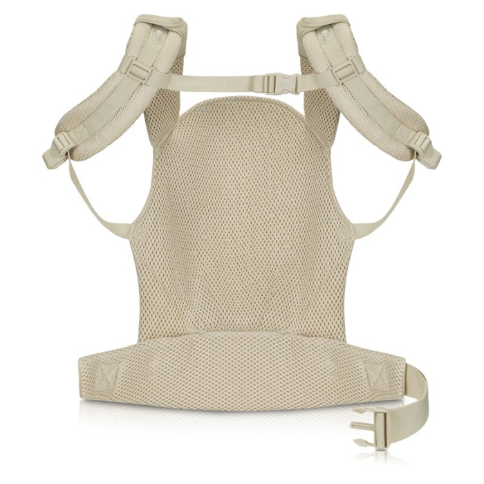 Marsupiu ergonomic, Lionelo, Margareet Air, 3 pozitii de purtare, 4 luni+, Pana la 20 Kg, Material respirabil 3D Air Mesh, Catarama dubla de siguranta, Bej [8]