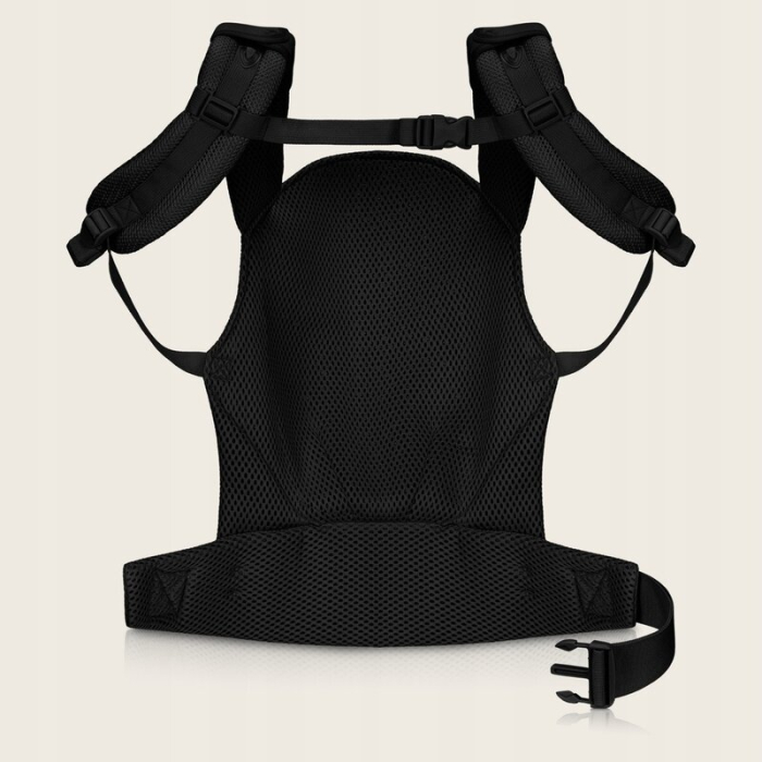 Marsupiu ergonomic, Lionelo, Margareet Air, 3 pozitii de purtare, 4 luni+, Pana la 20 Kg, Material respirabil 3D Air Mesh, Catarama dubla de siguranta, Negru [8]