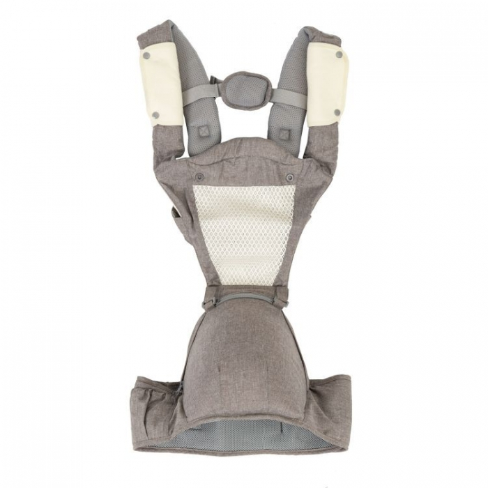 Marsupiu multifunctional pentru copii, 0-35 luni, Ecotoys J-BC1601 - Gri [6]