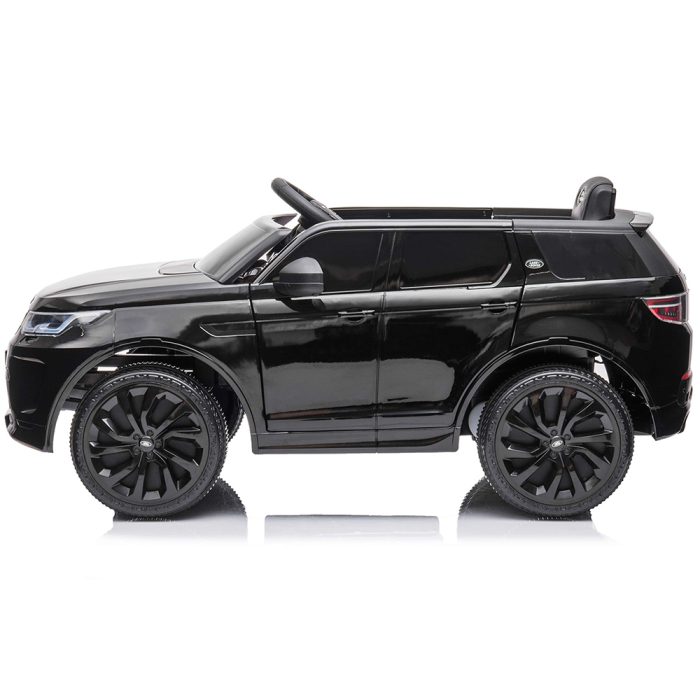 Masinuta electrica Chipolino SUV Land Rover Discovery cu scaun din piele si roti EVA black [4]