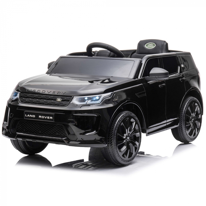 Masinuta electrica Chipolino SUV Land Rover Discovery cu scaun din piele si roti EVA black [16]