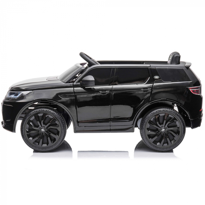 Masinuta electrica Chipolino SUV Land Rover Discovery cu scaun din piele si roti EVA black [4]