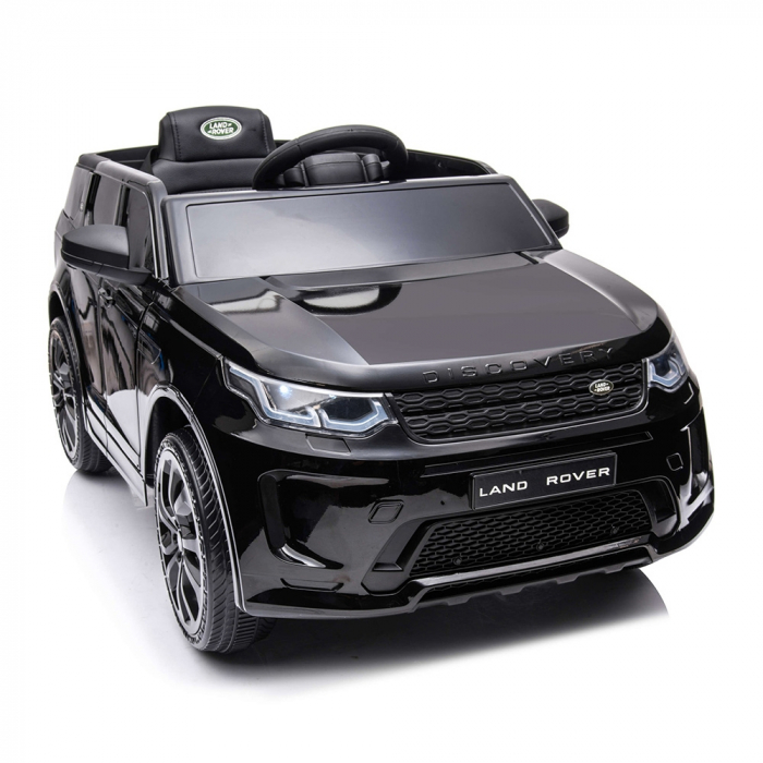 Masinuta electrica Chipolino SUV Land Rover Discovery cu scaun din piele si roti EVA black [15]
