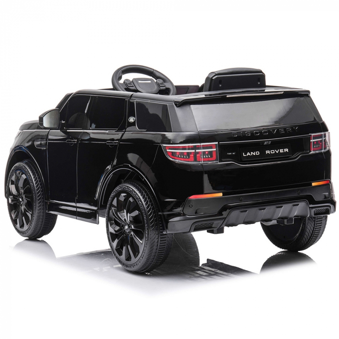 Masinuta electrica Chipolino SUV Land Rover Discovery cu scaun din piele si roti EVA black [5]