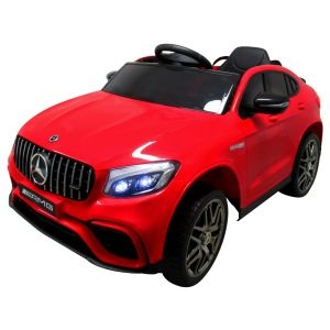 Masinuta electrica cu telecomanda 4 x 4, roti EVA, Mercedes AMG GLC 63S, 115x61x55 CM, putere 180W R-Sport - Rosu [2]