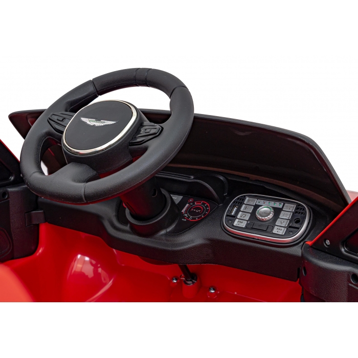 Masinuta electrica cu telecomanda ASTON MARTIN DBX, roti EVA, scaun tapitat, 105x62x48 cm, putere 100W - Rosu [2]