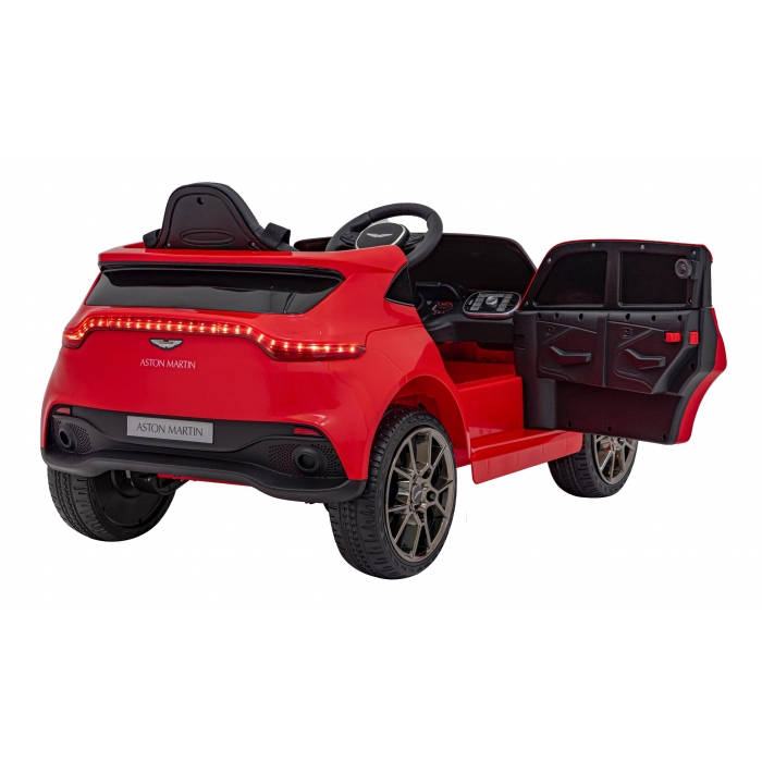 Masinuta electrica cu telecomanda ASTON MARTIN DBX, roti EVA, scaun tapitat, 105x62x48 cm, putere 100W - Rosu [17]
