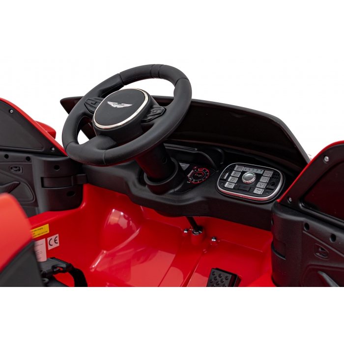 Masinuta electrica cu telecomanda ASTON MARTIN DBX, roti EVA, scaun tapitat, 105x62x48 cm, putere 100W - Rosu [14]