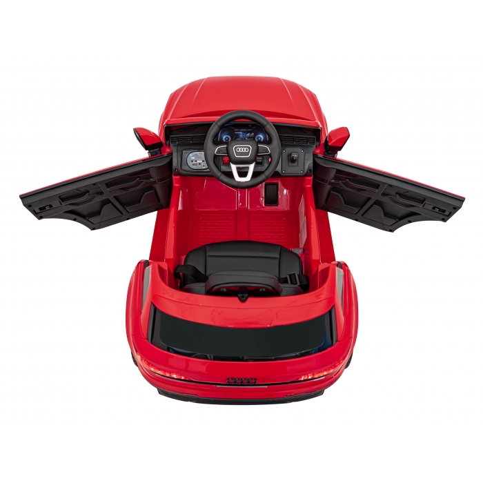 Masinuta electrica cu telecomanda AUDI Q7 NEW LIFT, roti EVA, scaun tapitat, 117x67x54 cm, putere 70W - Rosu [5]