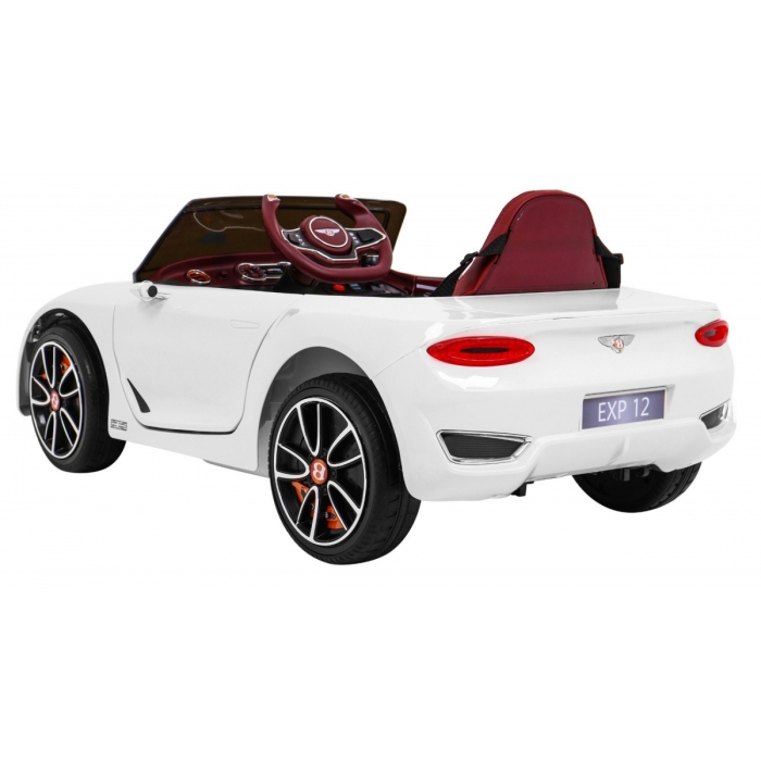Masinuta electrica cu telecomanda BENTLEY EXP 12, roti EVA, scaun tapitat, 107x59x44 cm, putere 24V - Alb [5]