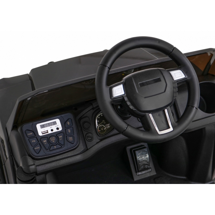 Masinuta electrica cu telecomanda FARMER PICK-UP, roti EVA, scaun tapitat, 116x66x65 cm, putere 70W - Verde [7]