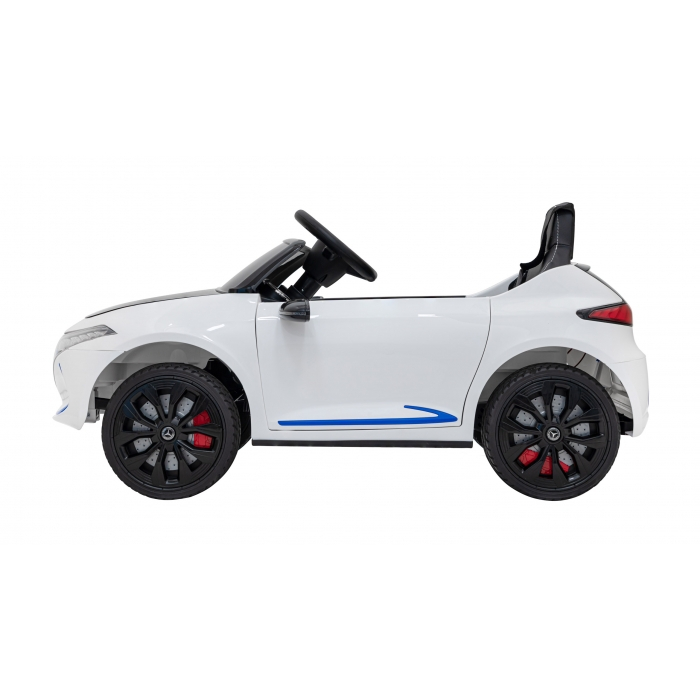 Masinuta electrica cu telecomanda MERCEDES BENZ AMG EQA, roti EVA, scaun tapitat, 101x69x53 cm, putere 70W - Alb [17]