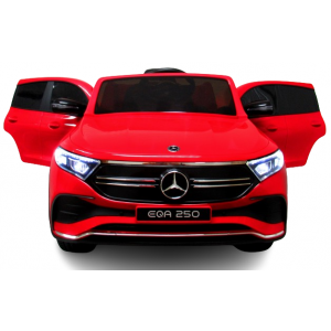 Masinuta electrica cu telecomanda, roti din spuma EVA, scaun din piele ecologica, varsta 1-5 ani, MERCEDES EQA250 - Rosu [4]