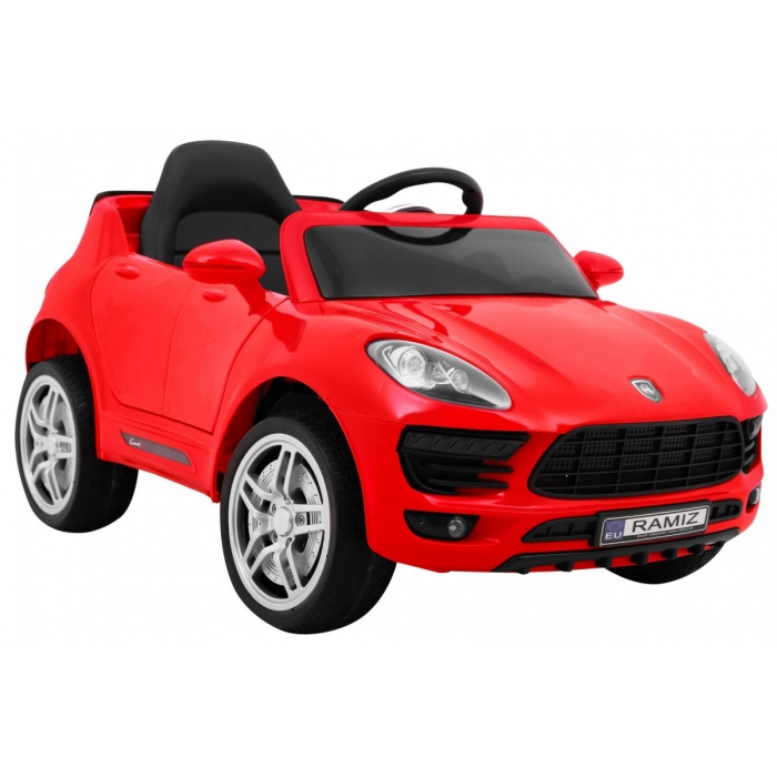 Masinuta electrica cu telecomanda TURBO-S, roti EVA, scaun din plastic, 101x63x51, putere 60W - Rosu [10]