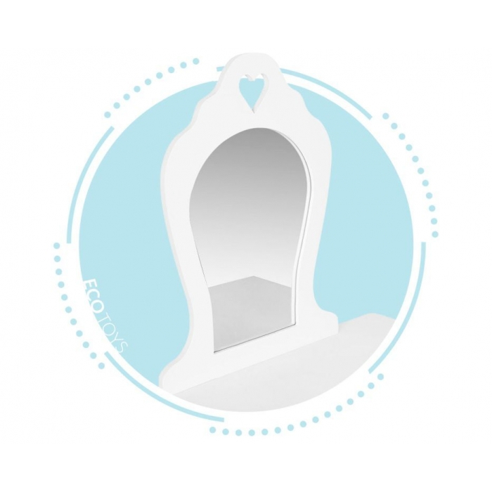 Masuta de toaleta pentru copii 43 x 65 x 110 cm Ecotoys FH-KF200011 - Alb [4]