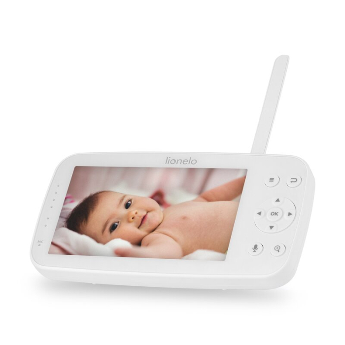Monitor video pentru bebelusi, Lionelo, Babyline 8.4, Ecran tactil 5 inch, Camera Full HD 1080, WiFi Dual-Band, Vedere nocturna IR, Detectare plans, miscare, sunet, Comunicare bidirectionala, 8 cantec [19]