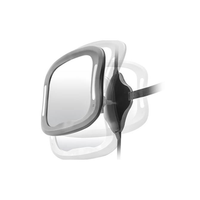 Oglinda de siguranta auto cu LED pentru monitorizare bebelusi, prindere pe tetiera, Reer BabyView 86101 [5]