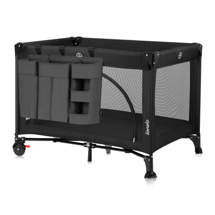 Organizator multifunctional, Lionelo, Sidepocket L, 58x11x58 cm, 3 parti independente cu multiple buzunare, Universal, Constructie ranforsata, Gri [3]