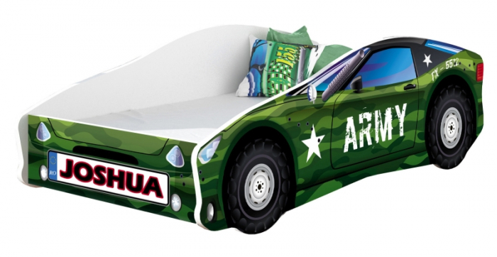 Pat Tineret MyKids Race Car 07 Army-140x70 [3]