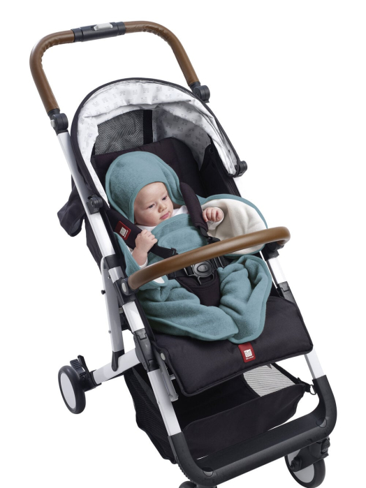 Paturica de infasat BabyNomade 0-6 luni Baltic Blue [2]