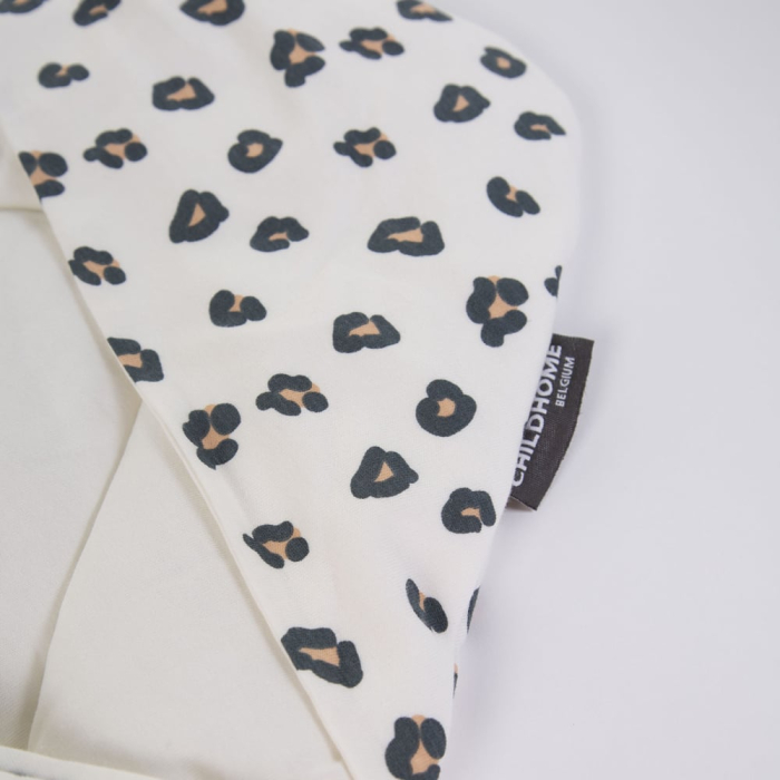 Paturica de infasat Childhome Jerse 75x75 cm, Leopard [3]