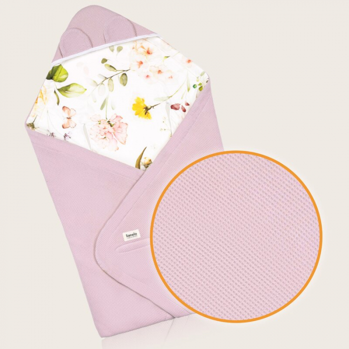 Paturica de infasat Lionelo pentru scoica auto, carucior si landou Roz [5]