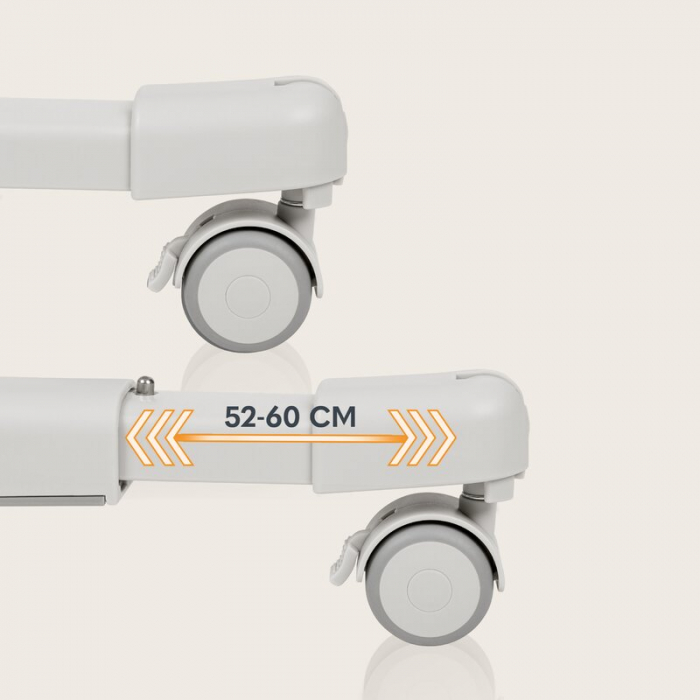 Patut co-sleeper Lionelo Aurora 3 in 1 cu leganare si setare unghiulara cu saltea cu densitate T25 si geanta transport [39]