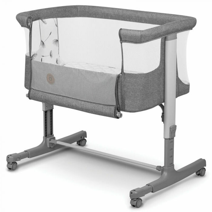 Patut co-sleeper Lionelo Aurora 3 in 1 cu leganare si setare unghiulara cu saltea cu densitate T25 si geanta transport [6]