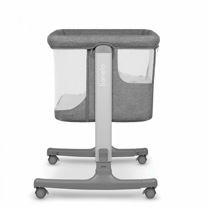 Patut co-sleeper Lionelo Aurora 3 in 1 cu leganare si setare unghiulara cu saltea cu densitate T25 si geanta transport [18]