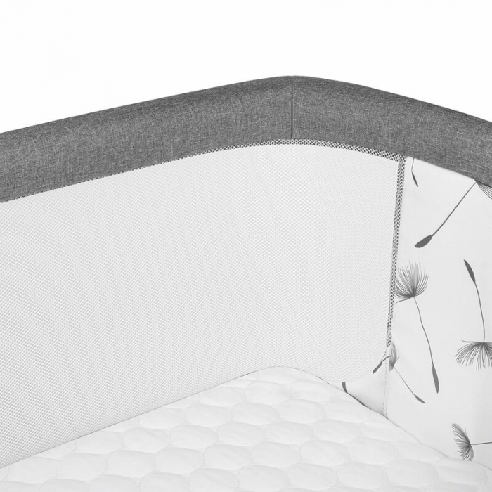 Patut co-sleeper Lionelo Aurora 3 in 1 cu leganare si setare unghiulara cu saltea cu densitate T25 si geanta transport [20]