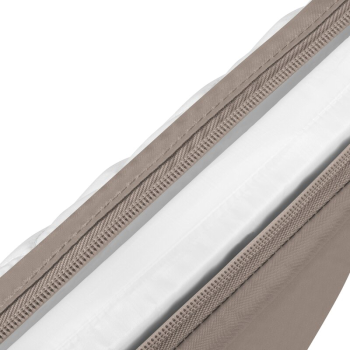 Patut co-sleeper, Lionelo, Pari, Multifunctional, Cu leganare, Reglabil in 6 pozitii pe inaltime, Saltea cu densitate T25, Geanta transport, 84x48x70-80 cm, Taupe [15]