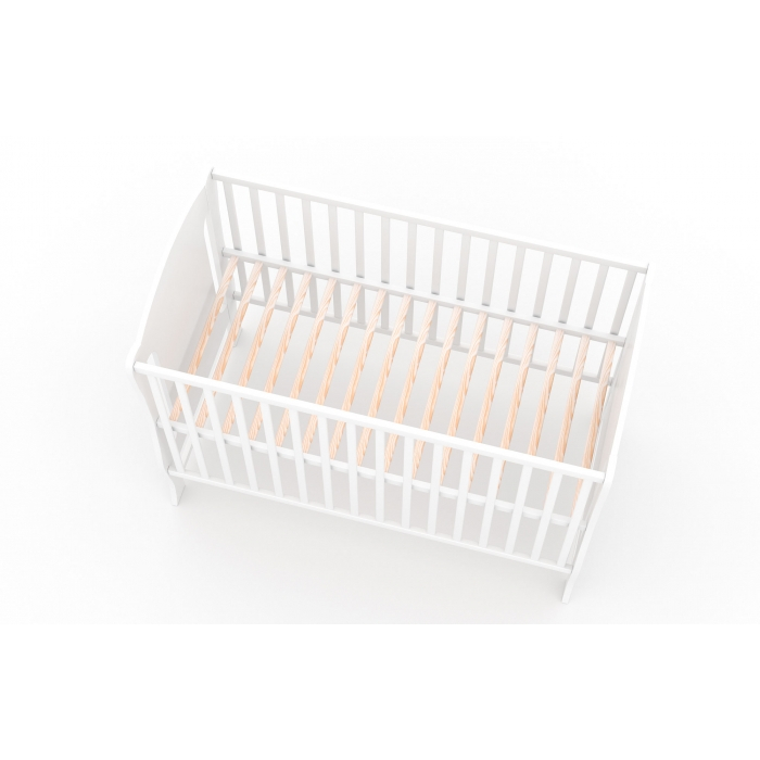 Patut fara sertar VESSANTI Zuza Alb + Saltea Cocos 12 cm [5]