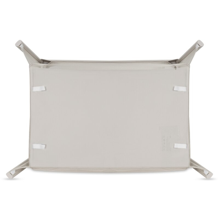 Patut multifunctional, Lionelo, Mila, 2 in 1, Saltea 4 cm cu spuma T25, 2 niveluri de inaltime, Pliere rapida, Intrare laterala, Geanta de transport inclusa, 0-36 luni, Pana la 15 kg, Bej [7]