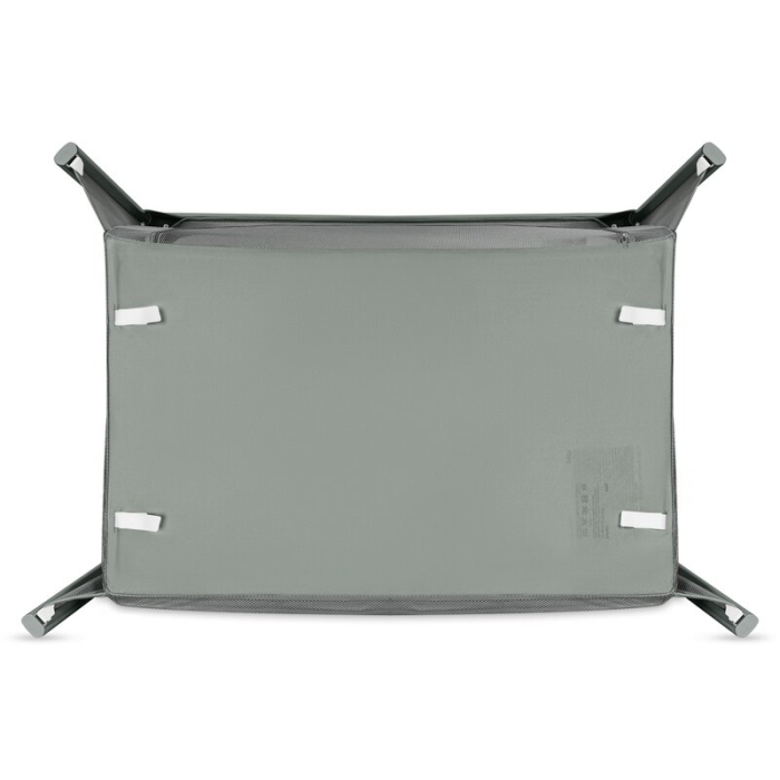 Patut multifunctional, Lionelo, Mila, 2 in 1, Saltea 4 cm cu spuma T25, 2 niveluri de inaltime, Pliere rapida, Intrare laterala, Geanta de transport inclusa, 0-36 luni, Pana la 15 kg, Verde [7]